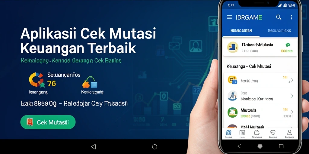 Tangkapan layar utama IDRGAME yang menunjukkan fitur Cek Mutasi.