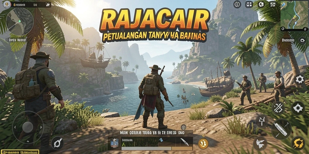 Antarmuka menawan RAJACAIR dalam dunia Open World.