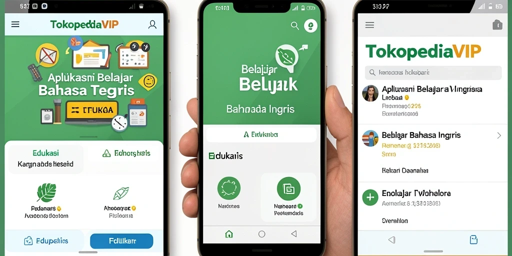 Antarmuka TOKOPEDIAVIP yang menarik dan mudah digunakan.