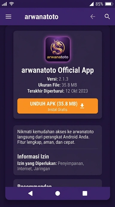 Download APK arwanatoto secara mudah dan cepat